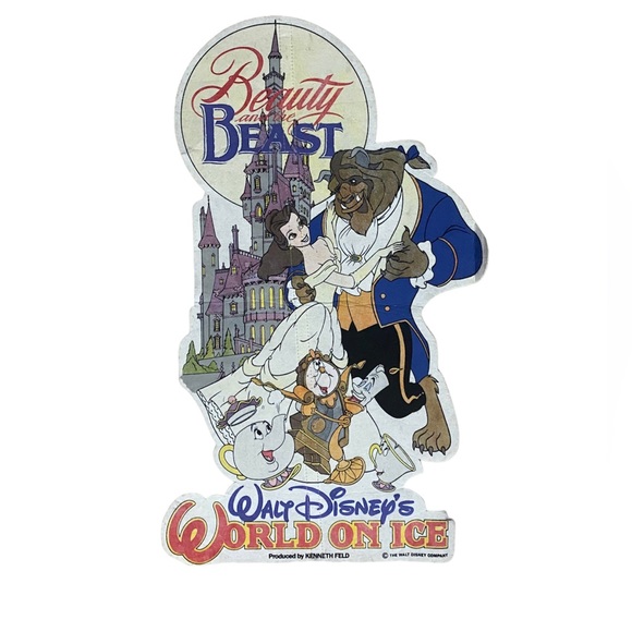 Vintage - Disney Beauty and the Beast Wall Decor - Picture 1 of 3